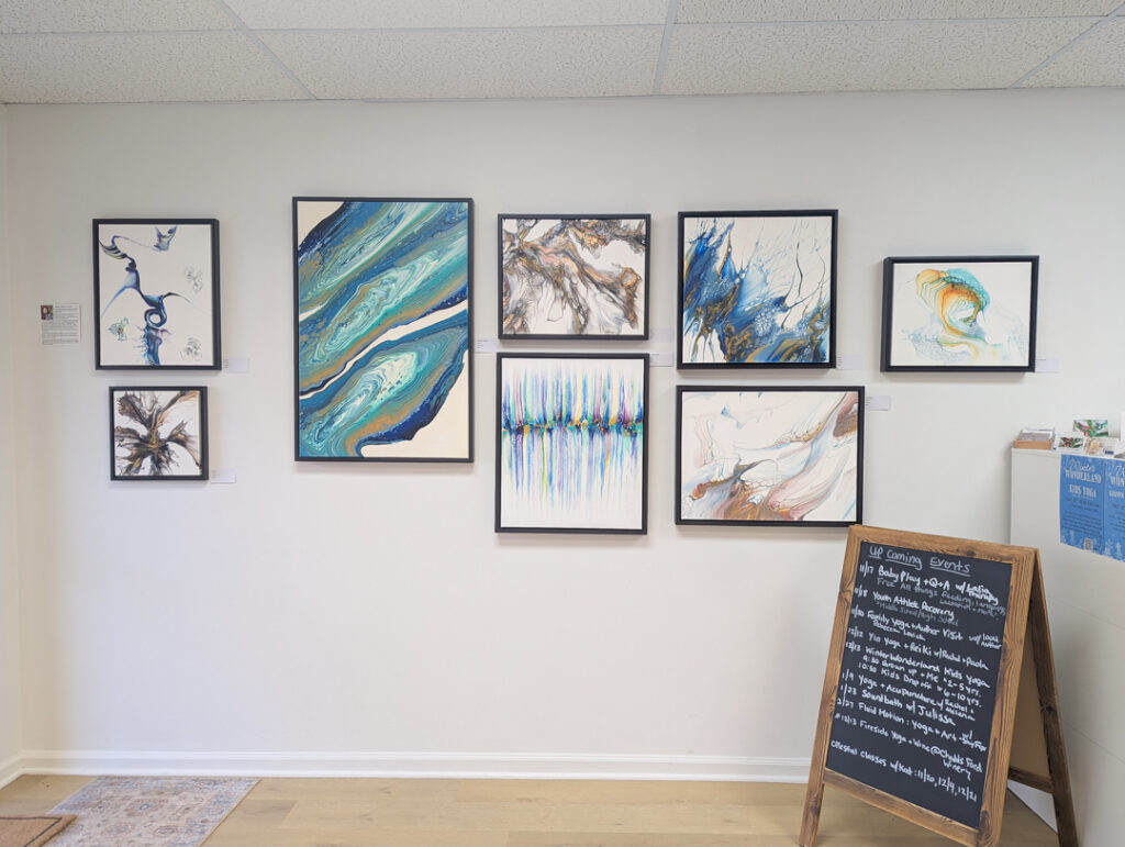 local artist work for sale at The Yoga Space Chadds Ford