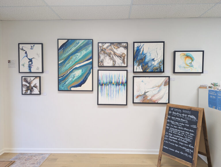 A Tale of Two Rachels: Yoga and Art Class