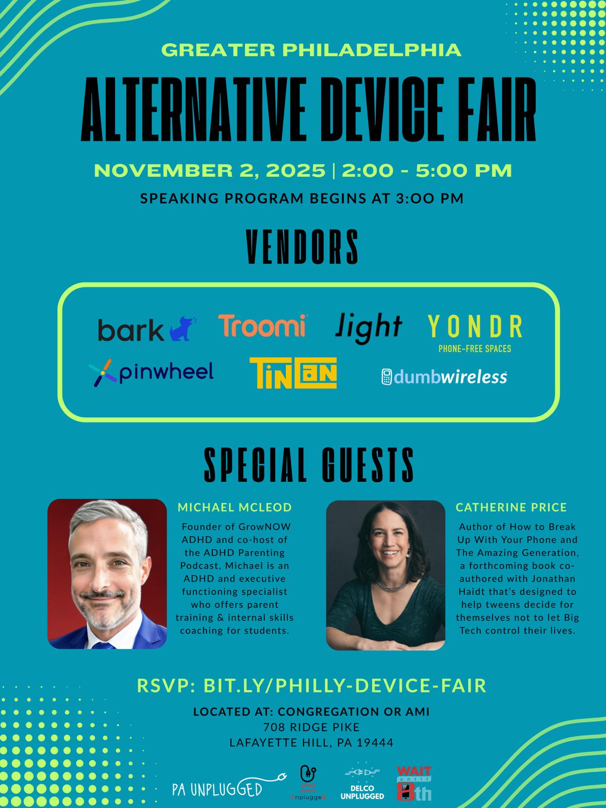 Flyer for alternative device fair