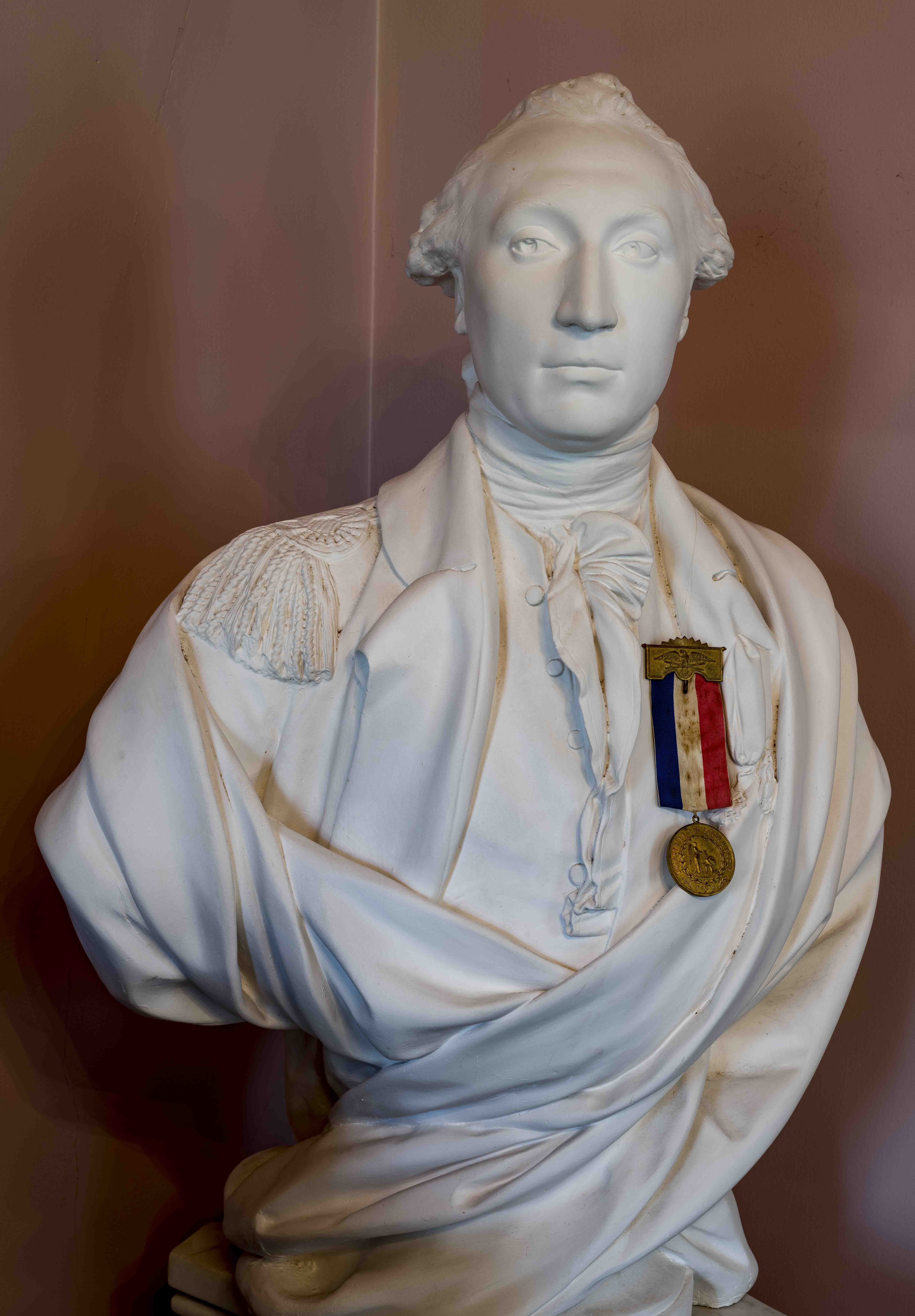 bust of man in Painter's Folly home