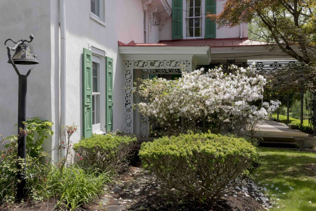 Front of Painter's Folly in the summer