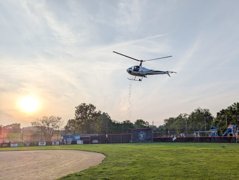 URA Baseball helicopter golf ball drop: a sports bet worth betting on!