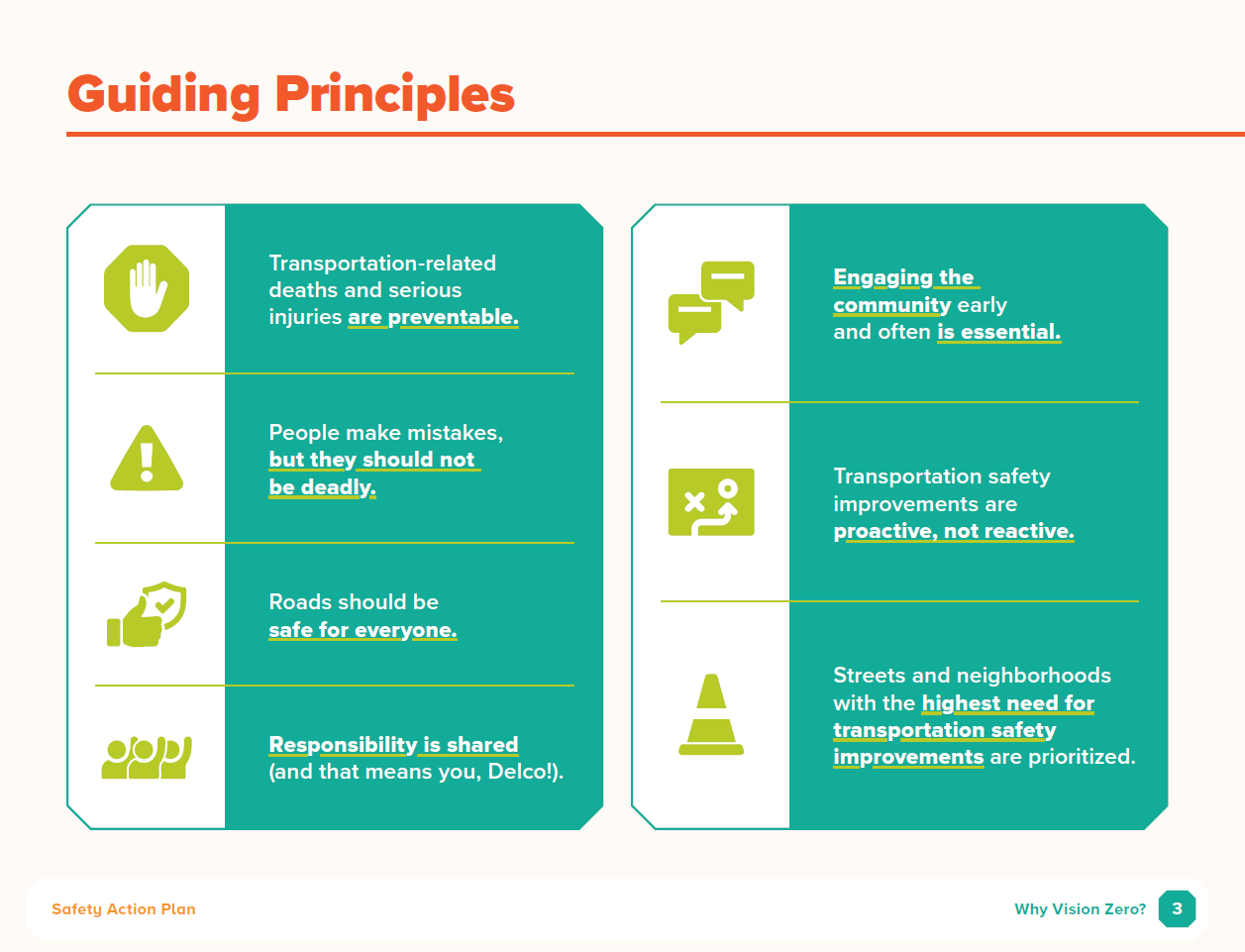 Vision Zero guiding principles