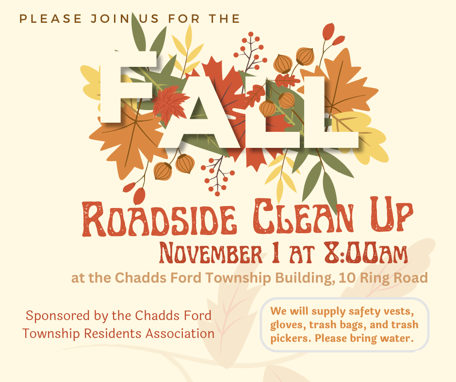 Fall Roadside Clean up flyer