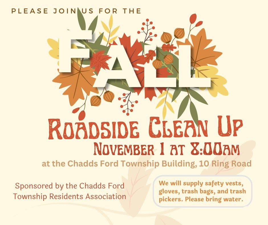 Fall Roadside Clean Up flyer