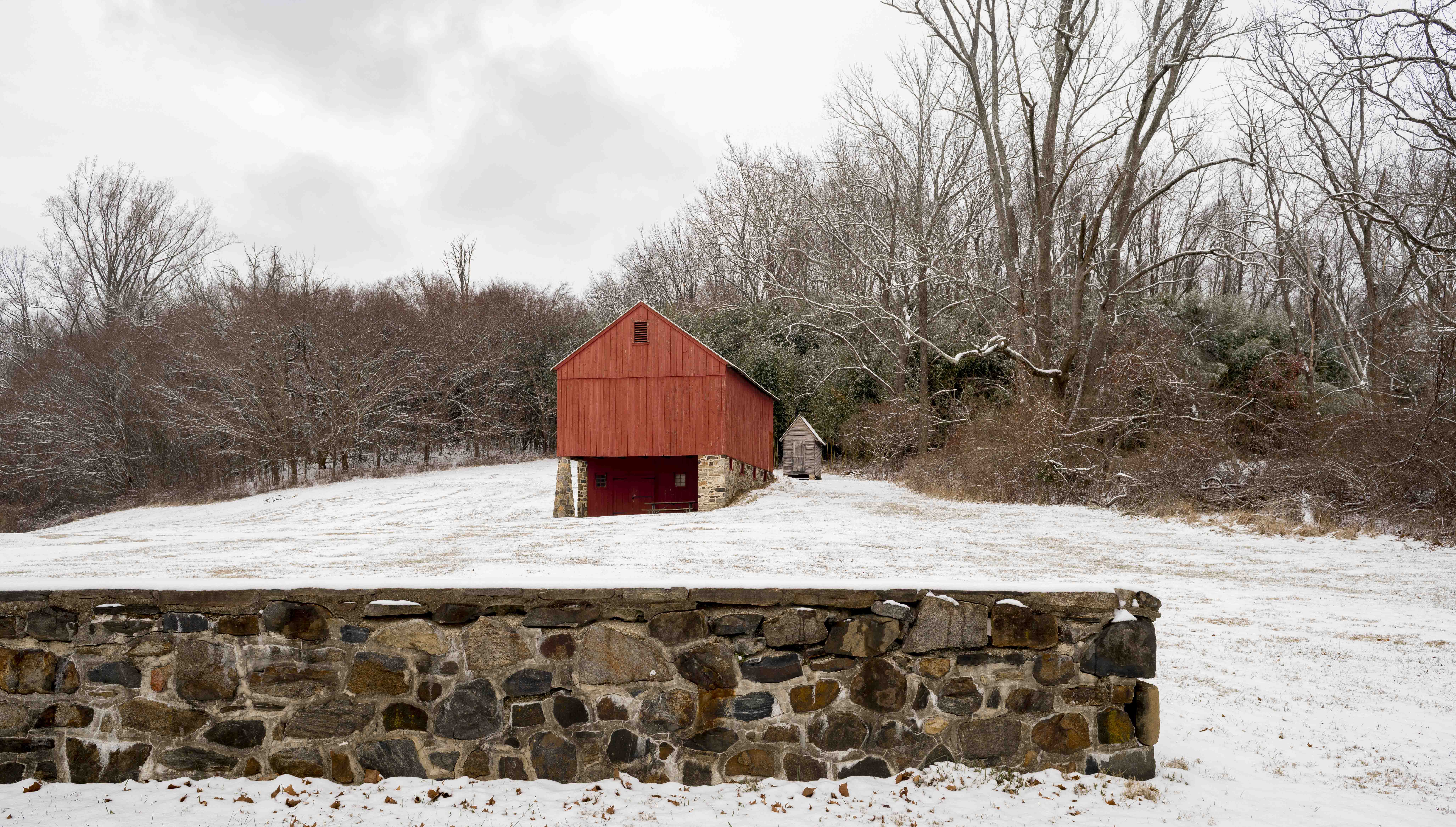 red barn on Painter's Folly property