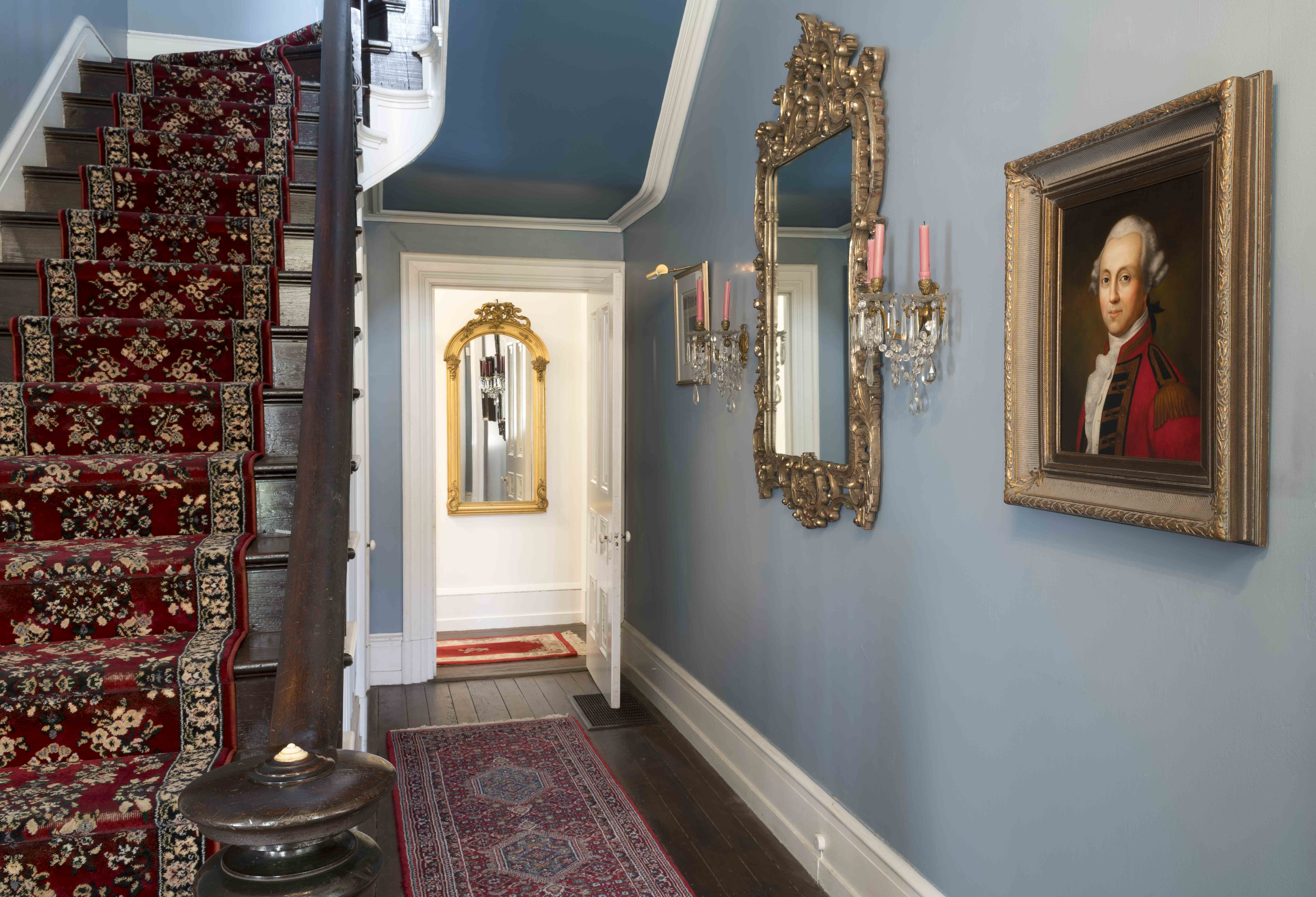inside at Painters Folly - staircase and hallway