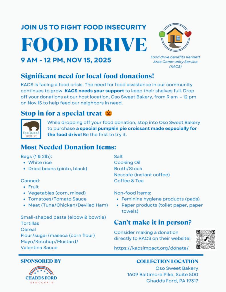 details of the food drive