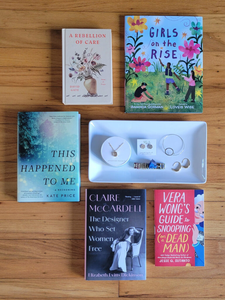 Several books for the book giveaway