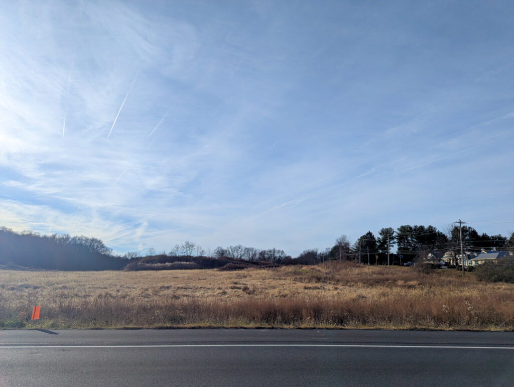 Open field at Ridge Rd and Route 202 slated for development