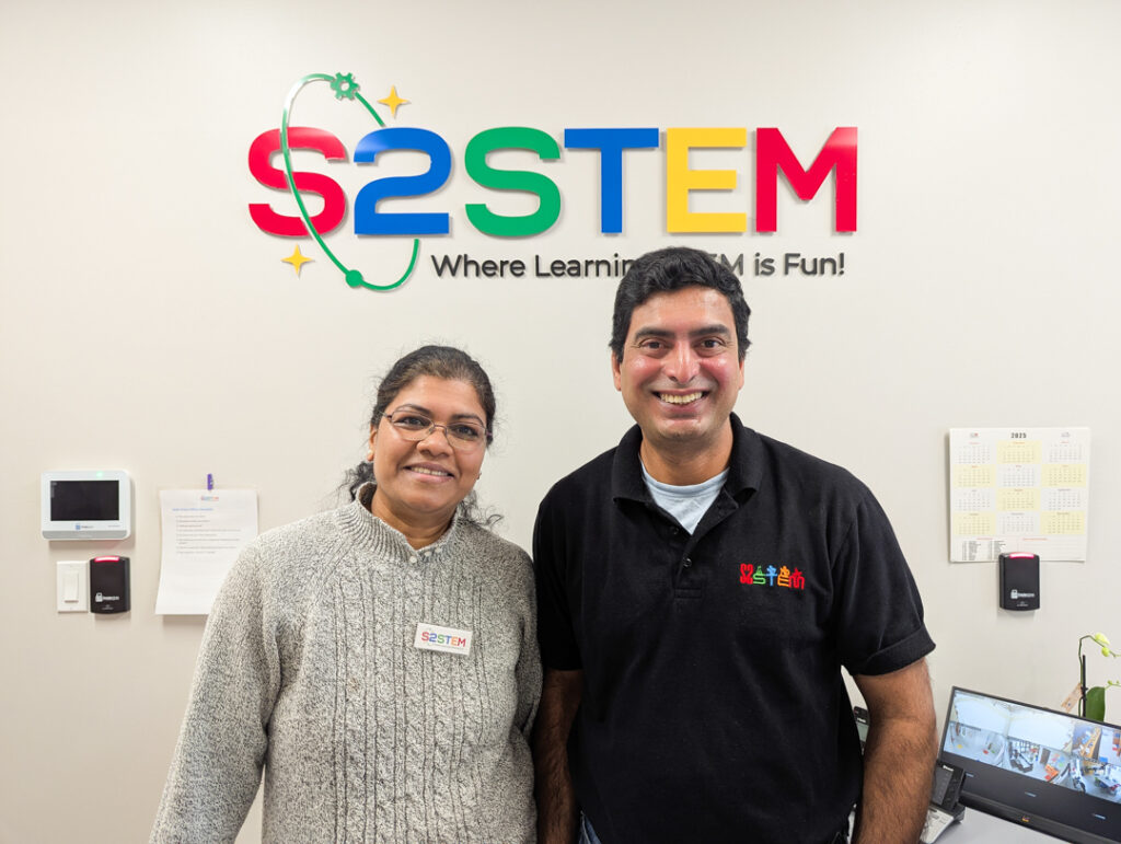 Santhi and Saleem Shaik, Owners of S2STEM