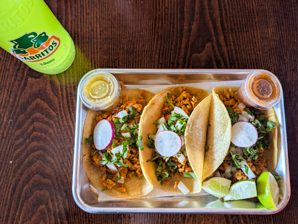 chicken tacos at Taco Mar Chadds Ford