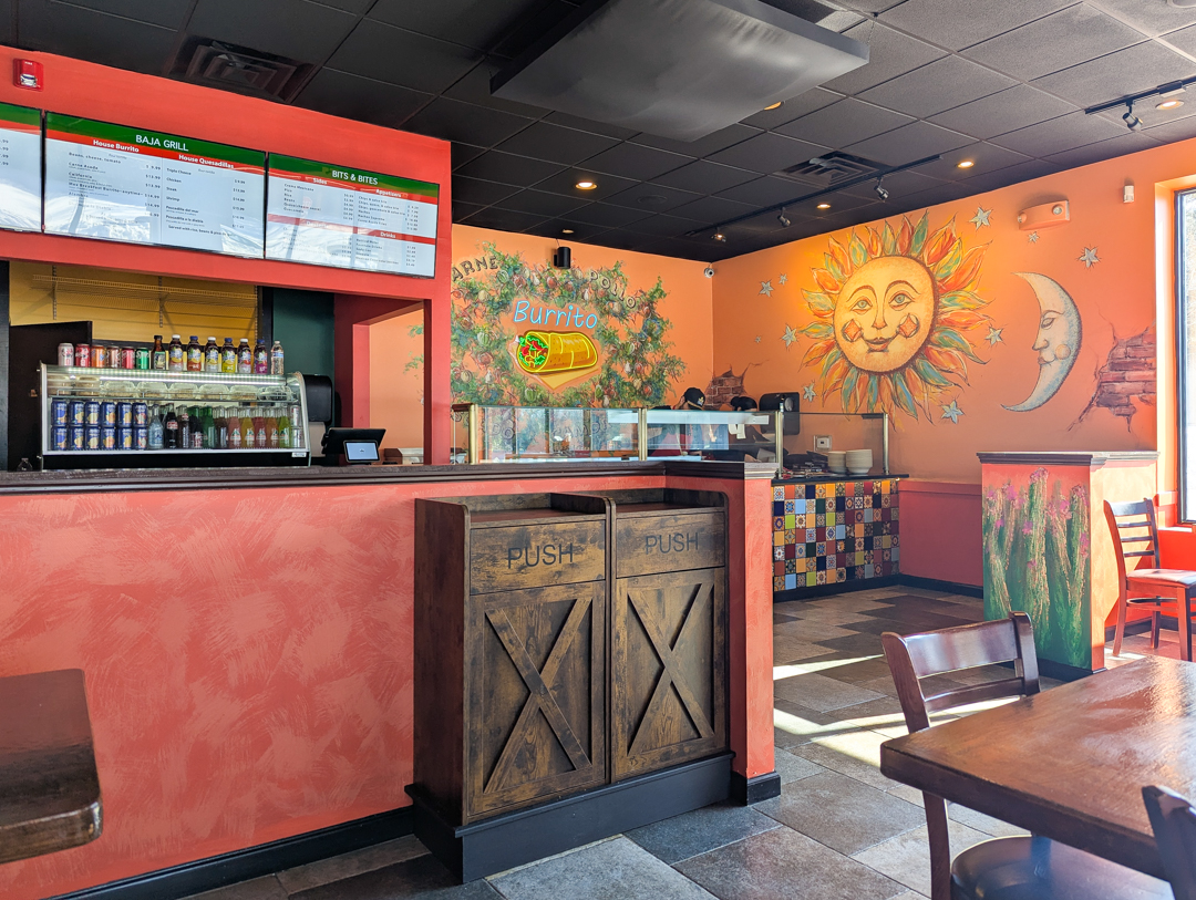 Chips, guac, and churros at Taco Mar Chadds Ford