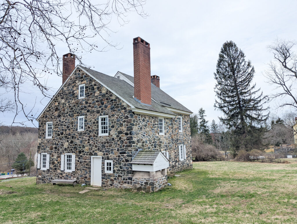 Benjamin Ring House (Washington's Headquarters) at Brandywine Battlefield Park, starting point for Amazing Race to Brandywine