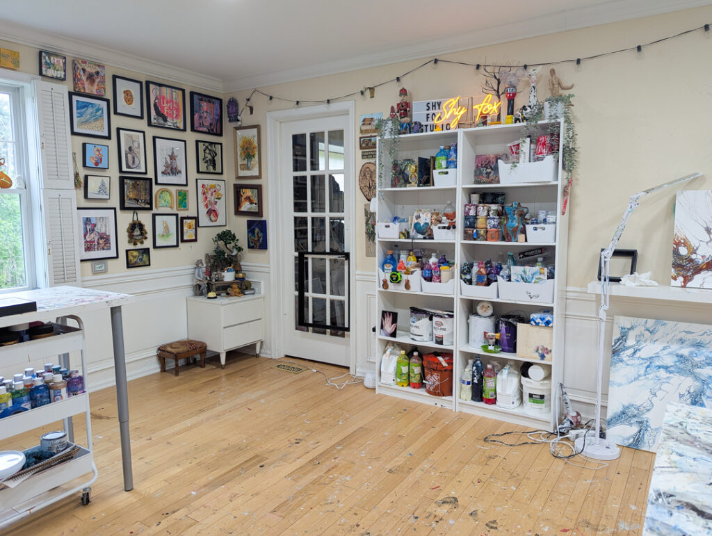 Rachel Coleman's studio